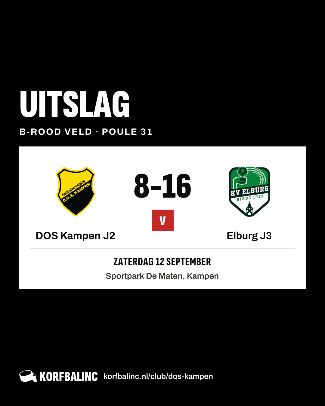 DOS Kampen J2 - Elburg J3