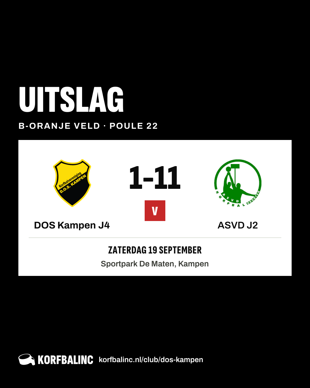 DOS Kampen J4 - ASVD J2