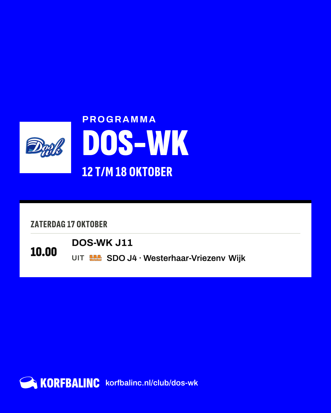 Uitslagen DOS-WK