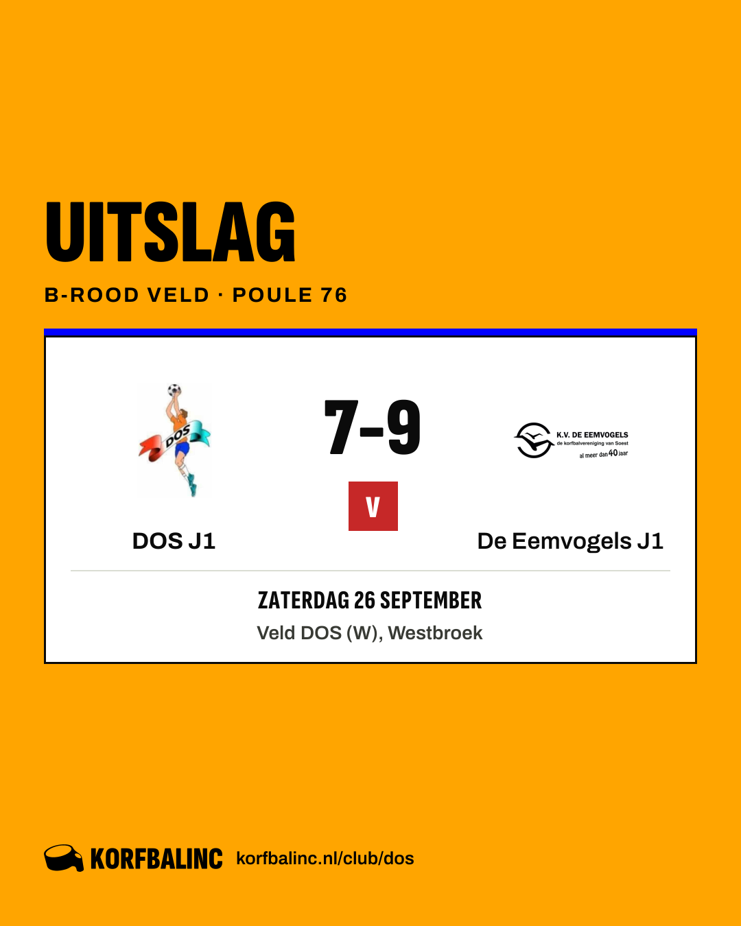 DOS J1 - De Eemvogels J1
