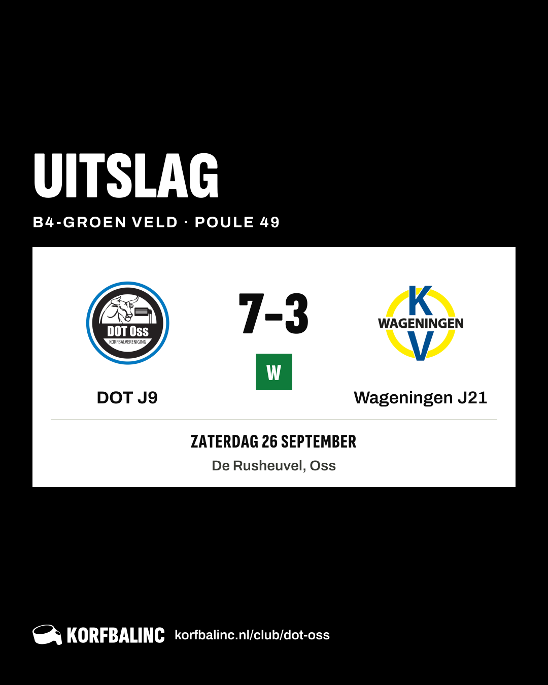 DOT J9 - Wageningen J21