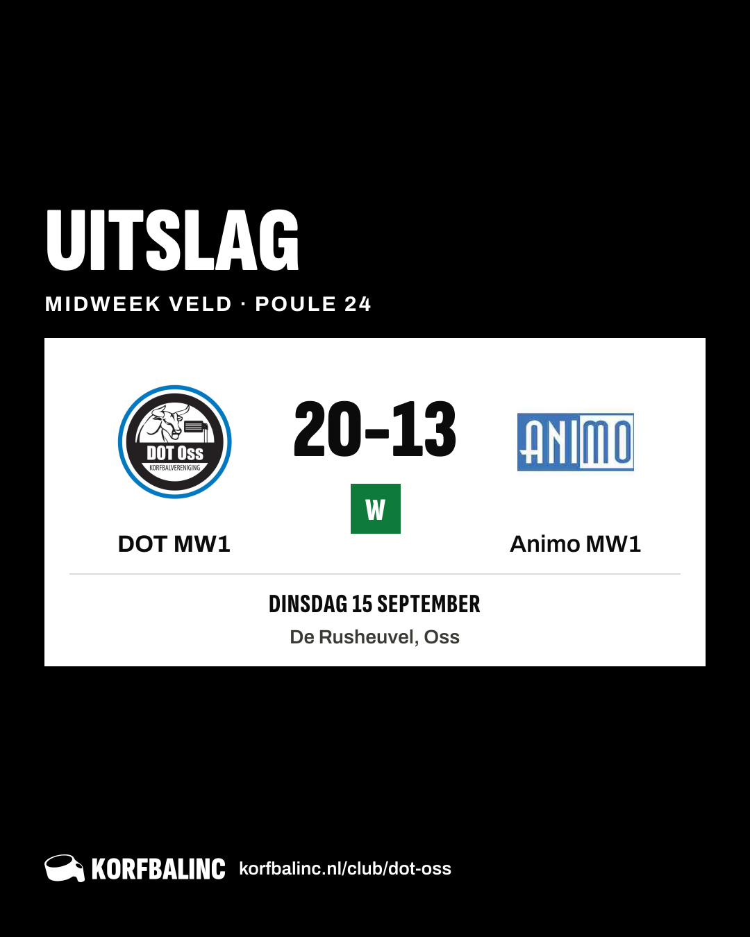 DOT MW1 - Animo MW1