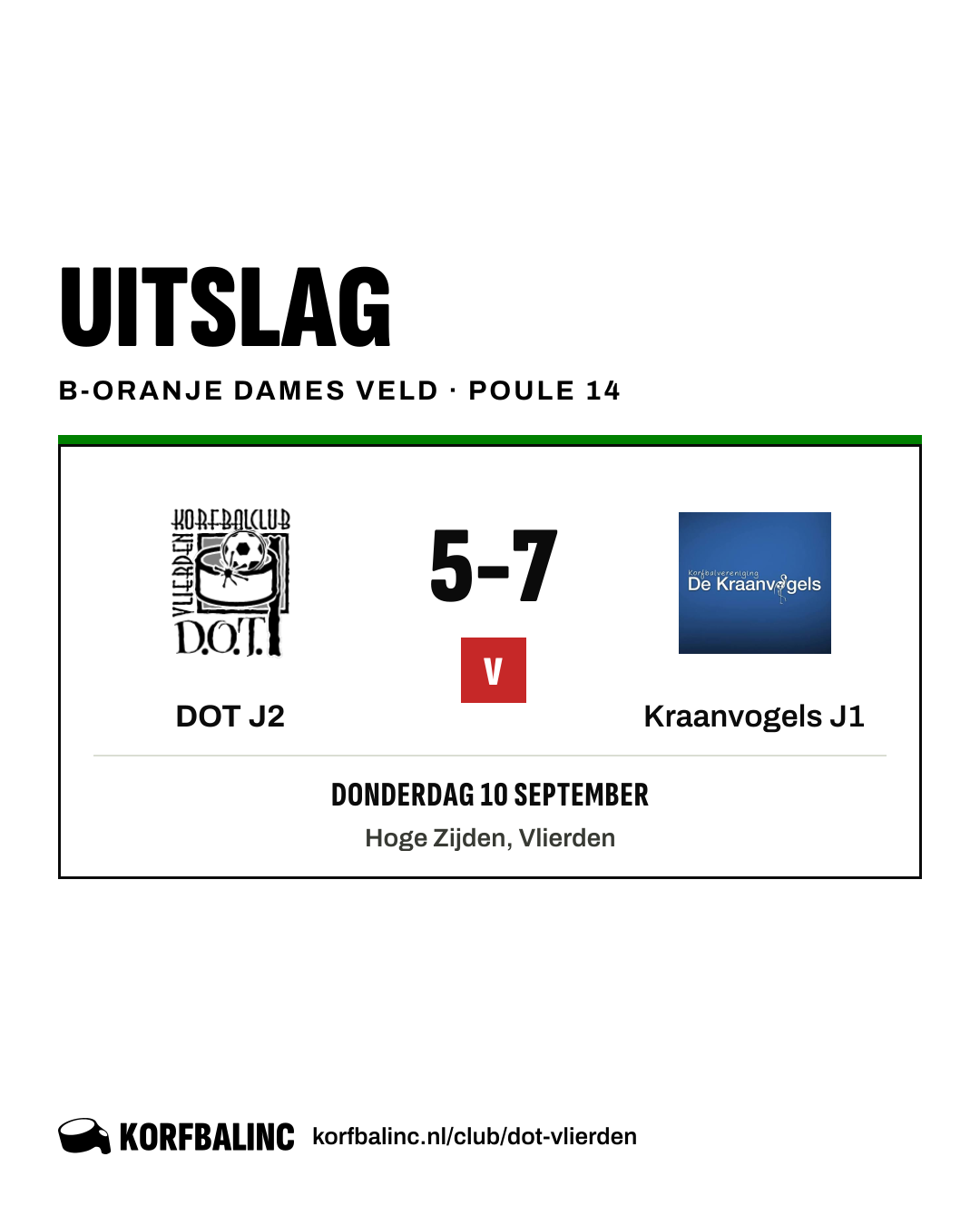 DOT J2 - Kraanvogels J1