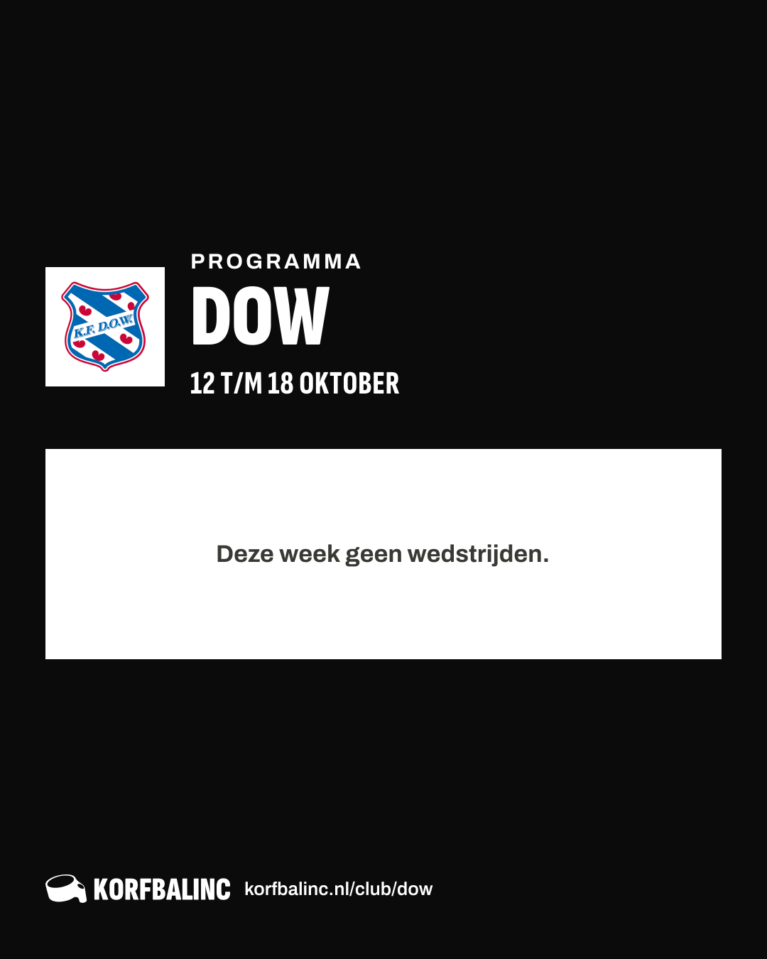 Uitslagen DOW