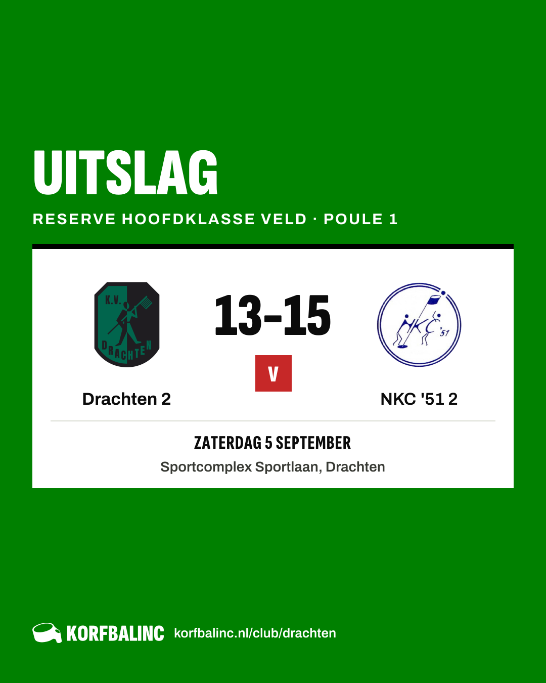 Drachten 2 - NKC '51 2