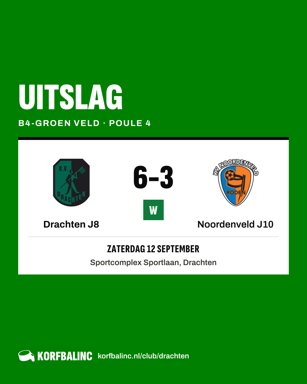Drachten J8 - Noordenveld J10
