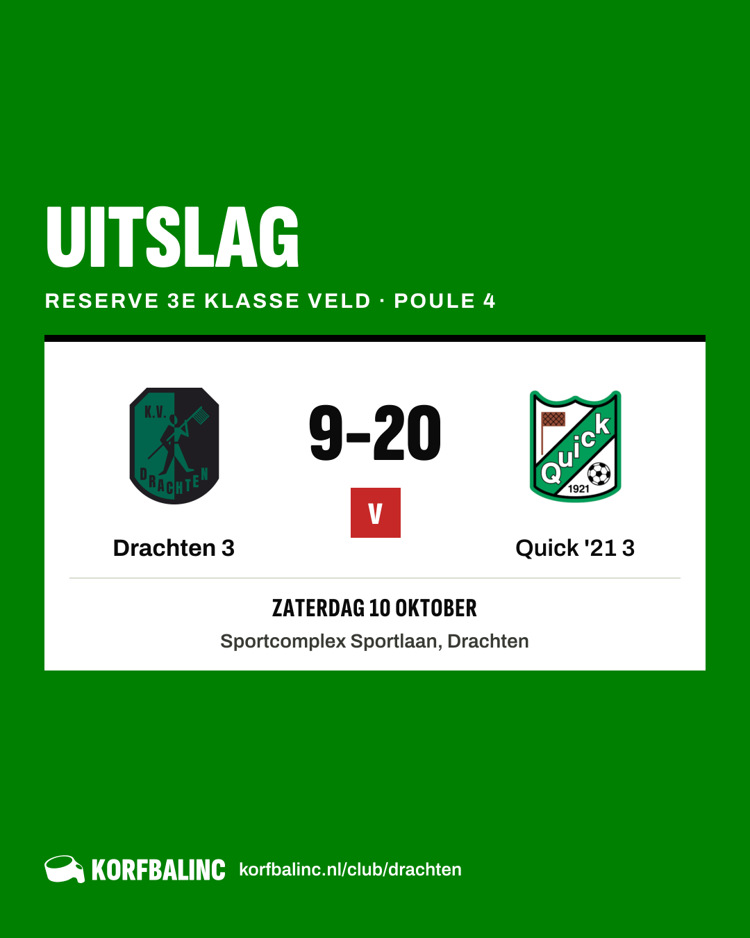 Drachten 3 - Quick '21 3