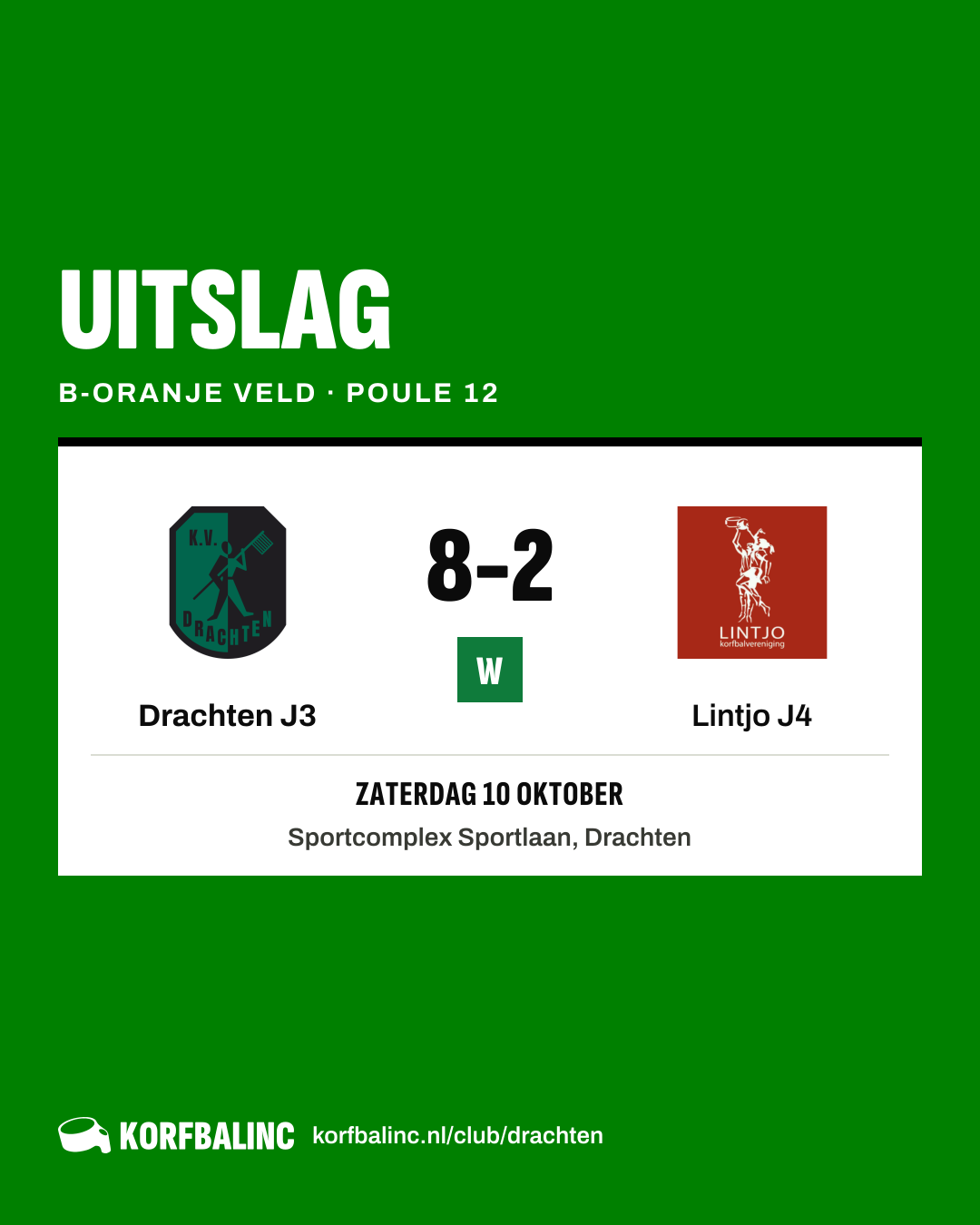 Drachten J3 - Lintjo J4