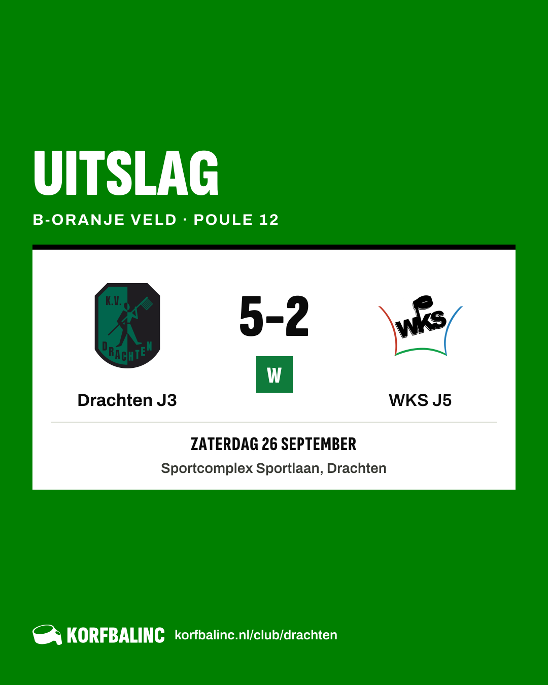 Drachten J3 - WKS J5