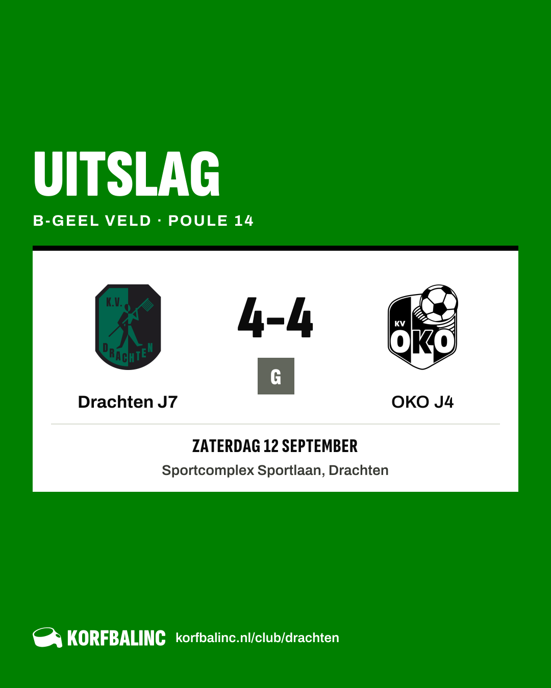 Drachten J7 - OKO J4