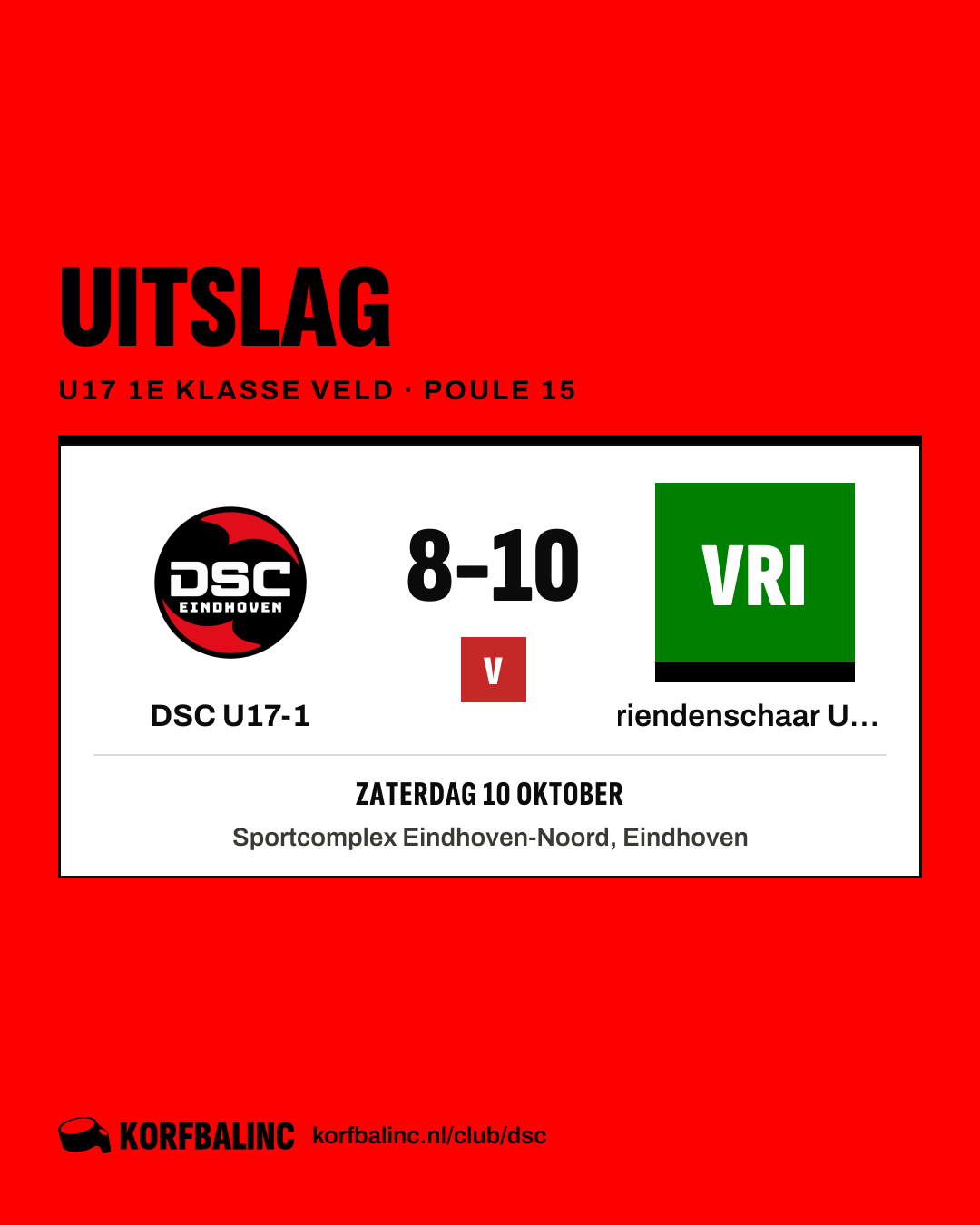 DSC U17-1 - Vriendenschaar U17-1