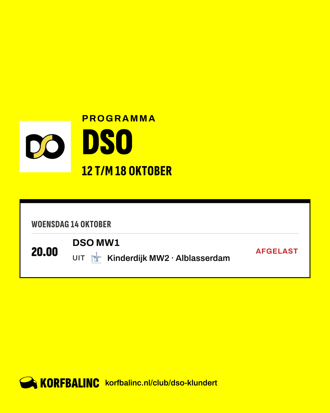 Uitslagen DSO