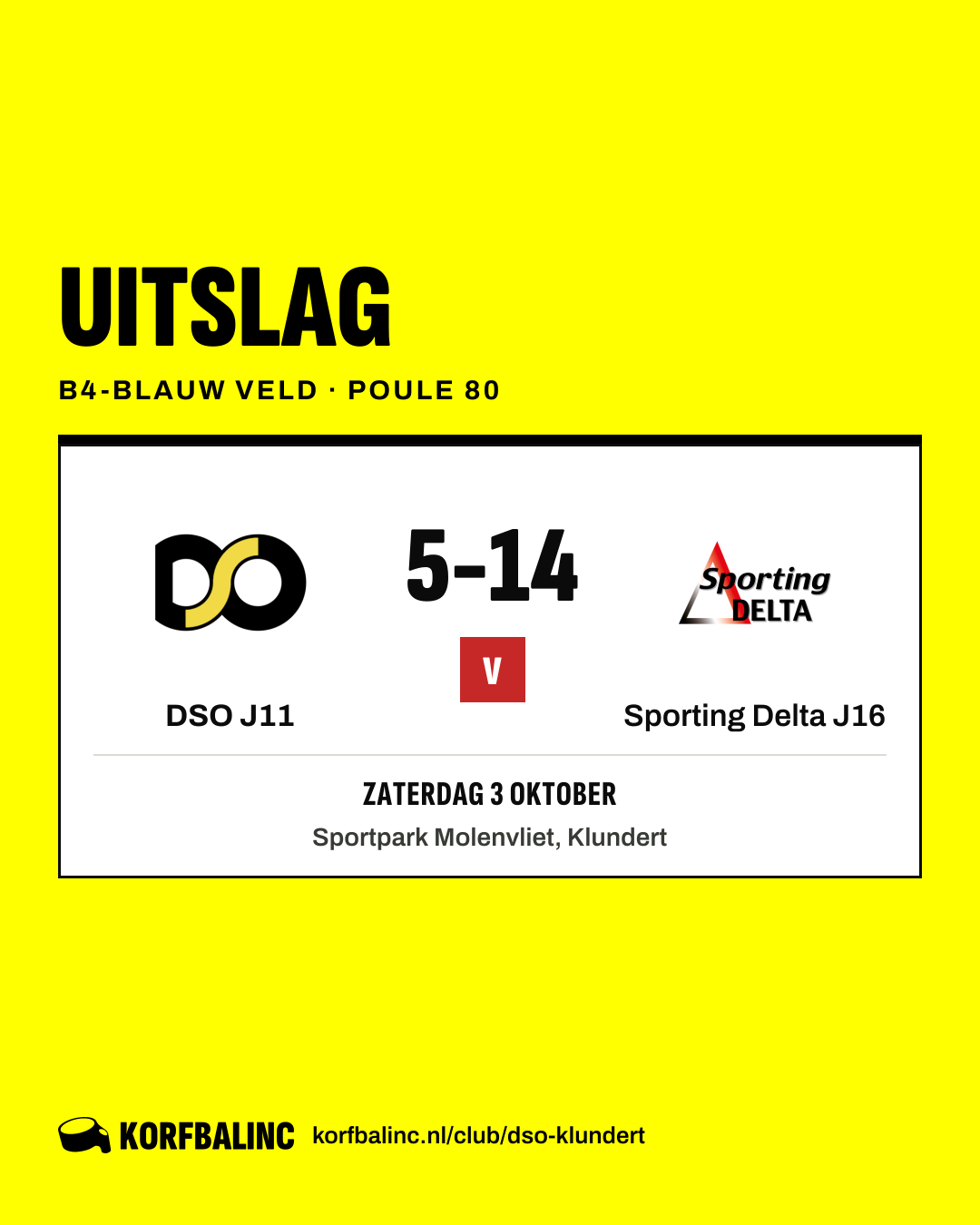 DSO J11 - Sporting Delta J16