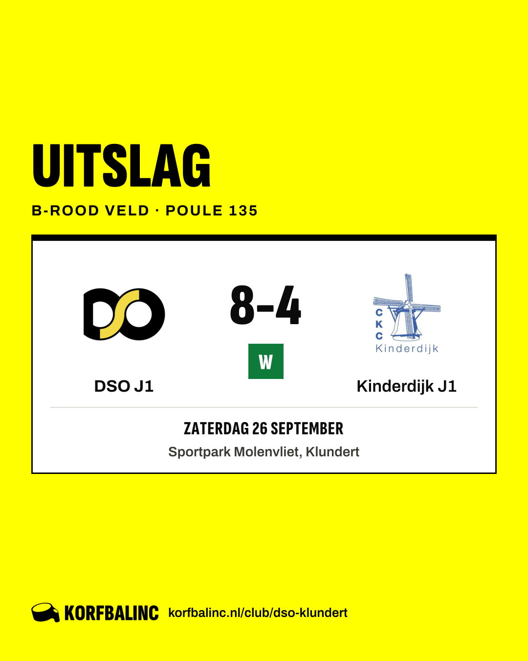 DSO J1 - Kinderdijk J1