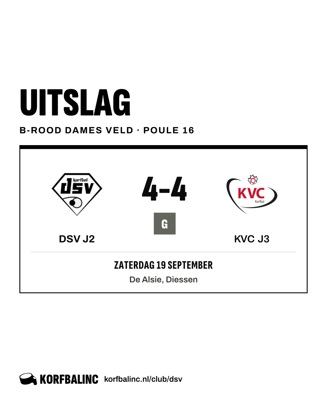 DSV J2 - KVC J3