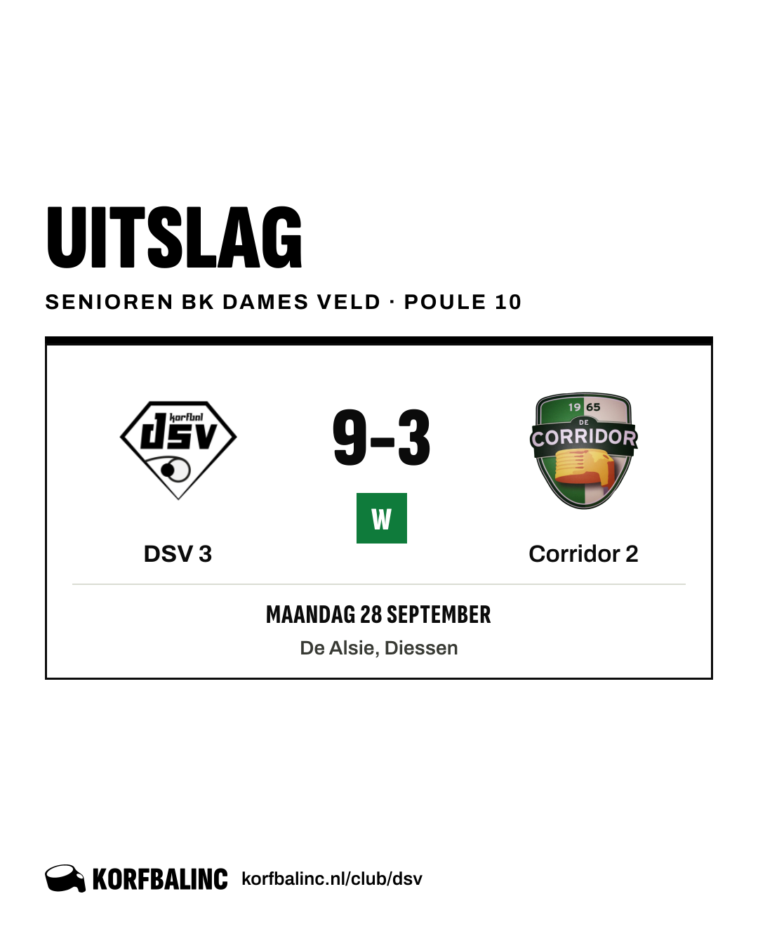 DSV 3 - Corridor 2