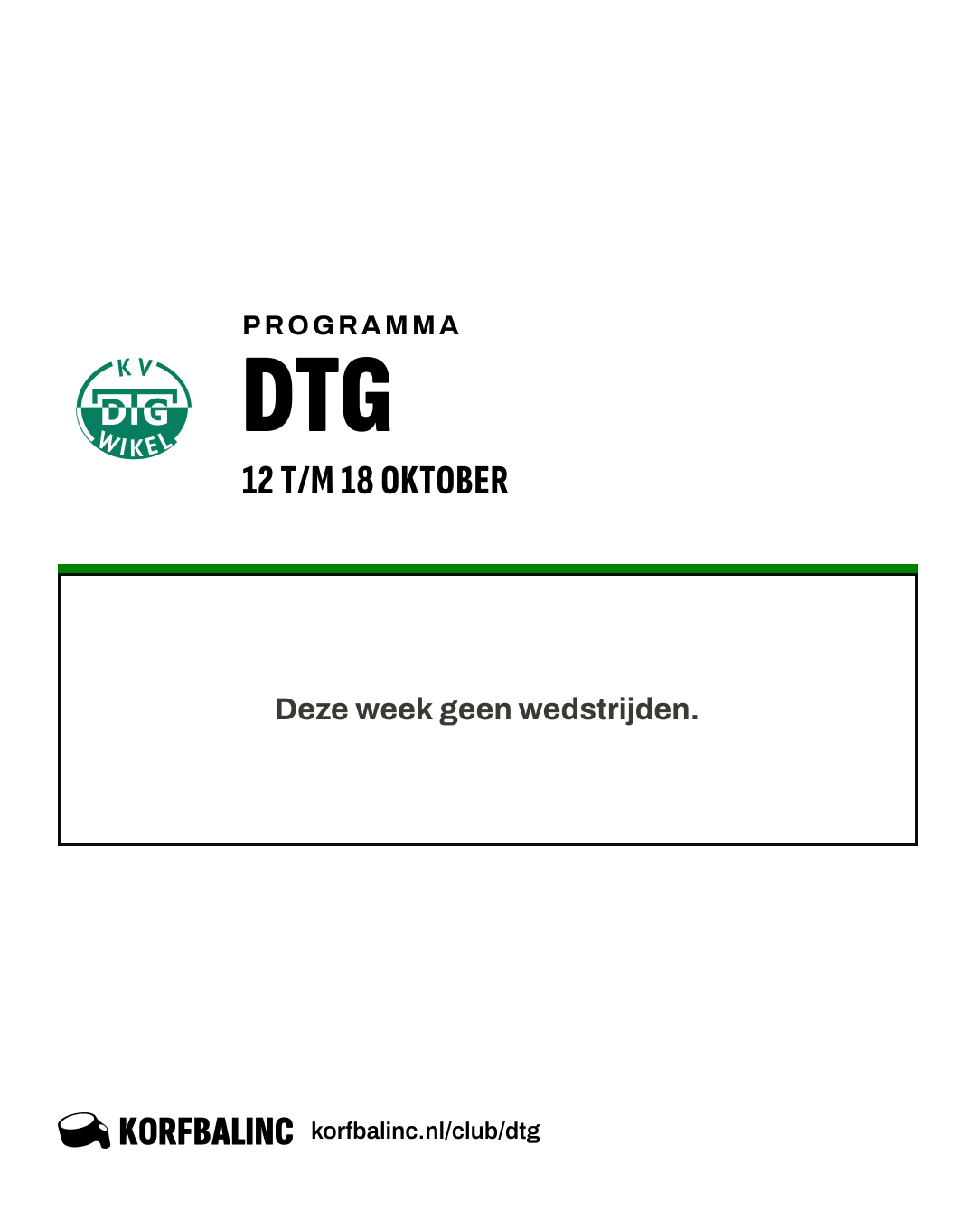 Uitslagen DTG