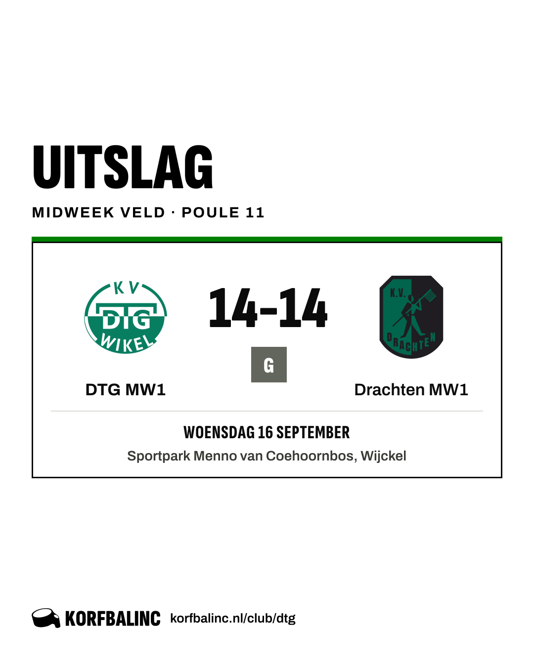 DTG MW1 - Drachten MW1