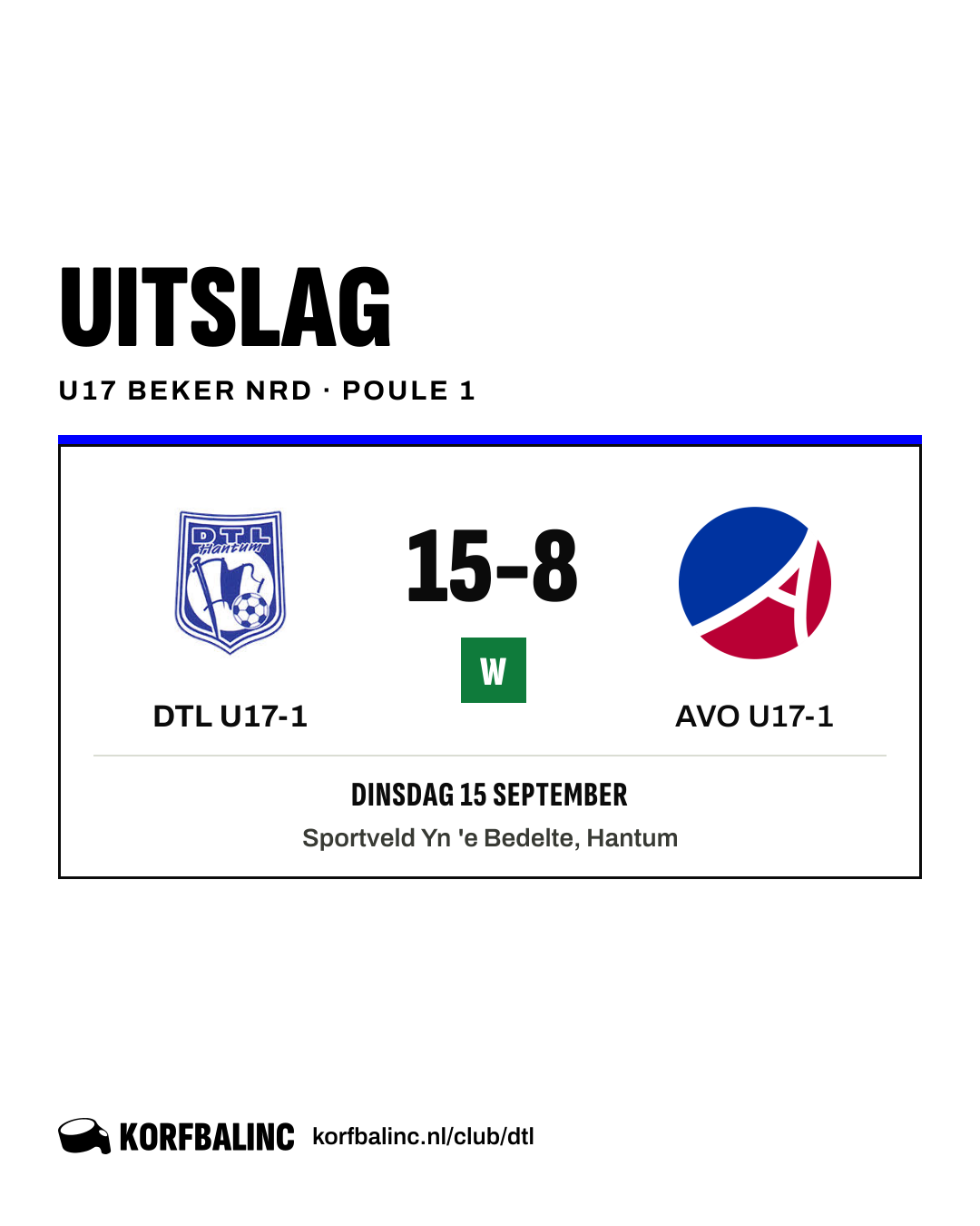 DTL U17-1 - AVO U17-1