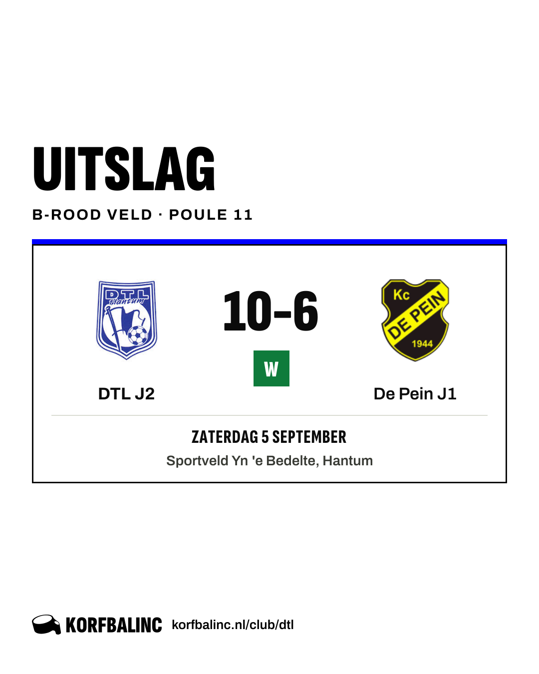 DTL J2 - De Pein J1