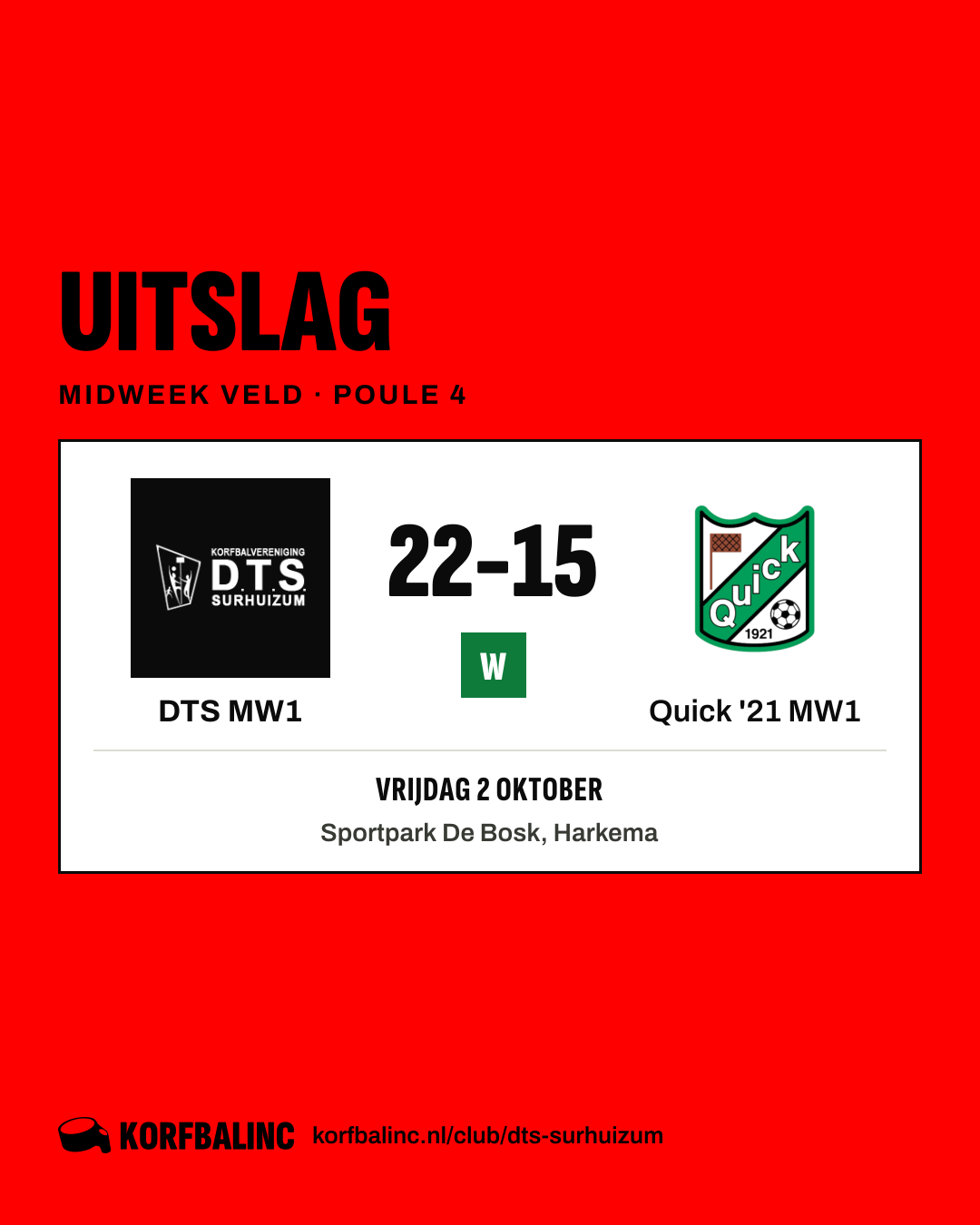 DTS MW1 - Quick '21 MW1