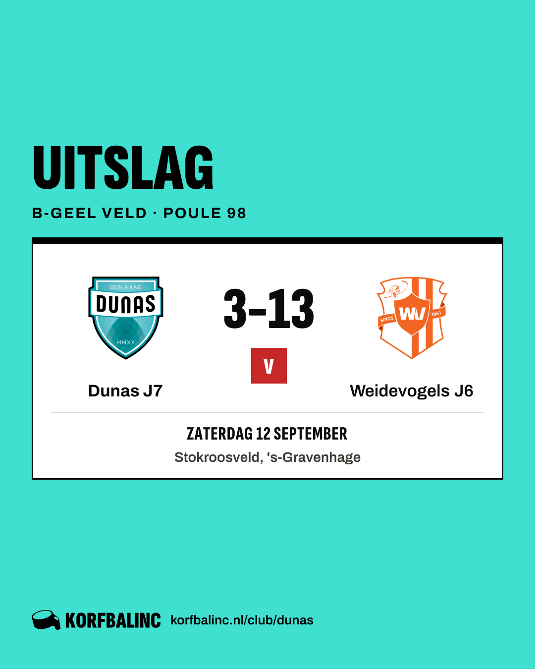 Dunas J7 - Weidevogels J6