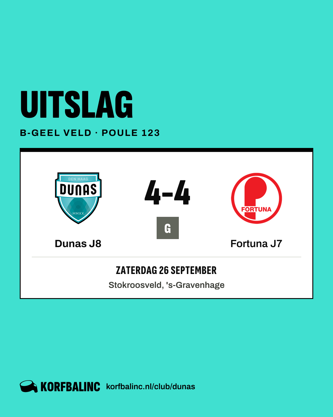 Dunas J8 - Fortuna J7