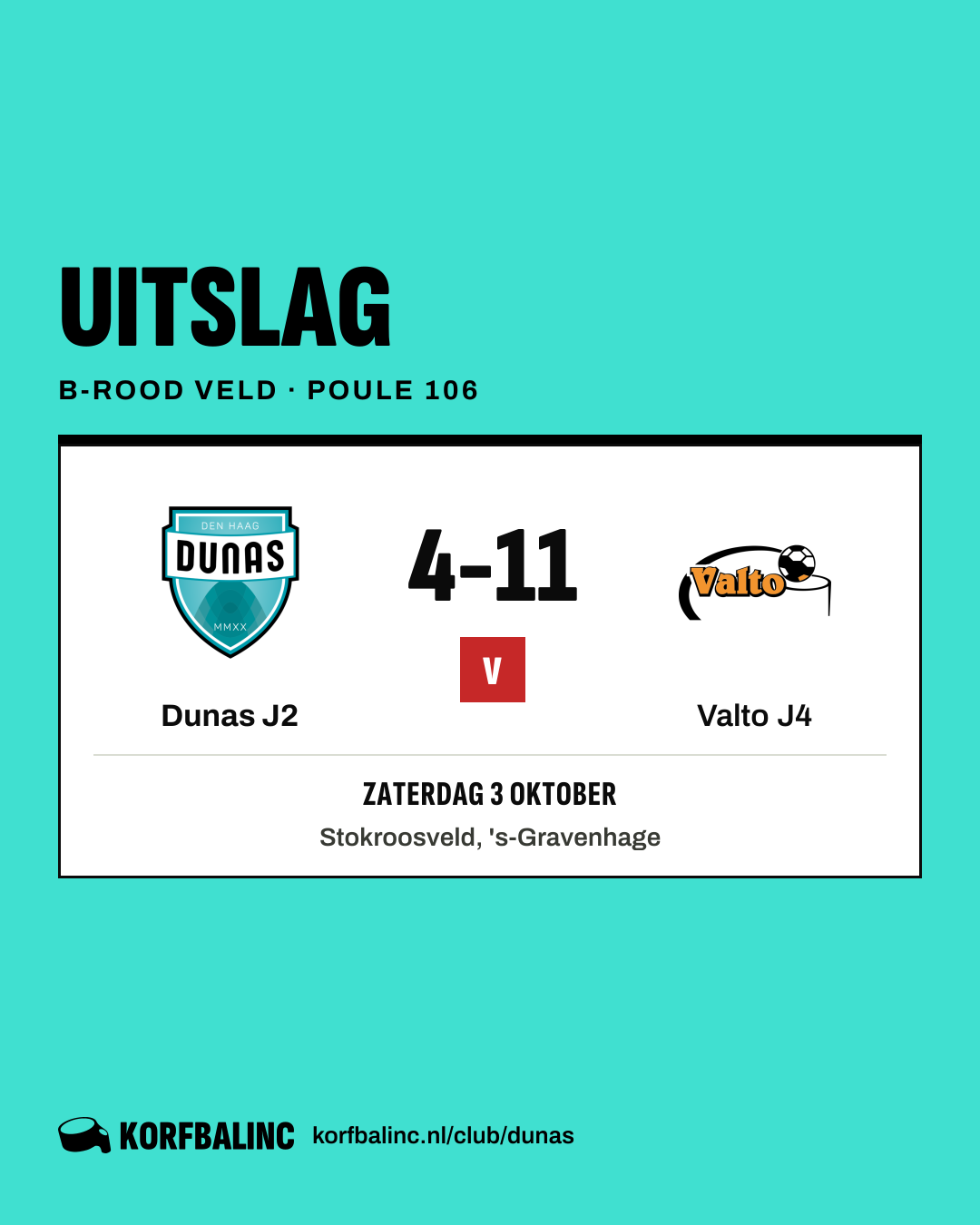 Dunas J2 - Valto J4