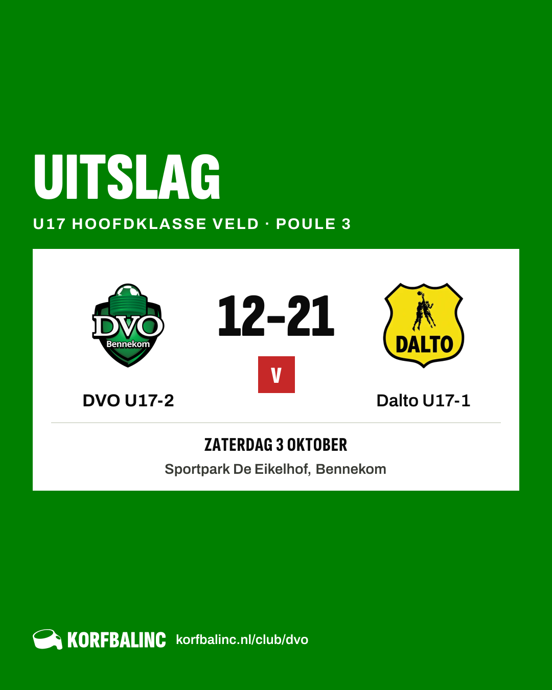 DVO U17-2 - Dalto U17-1