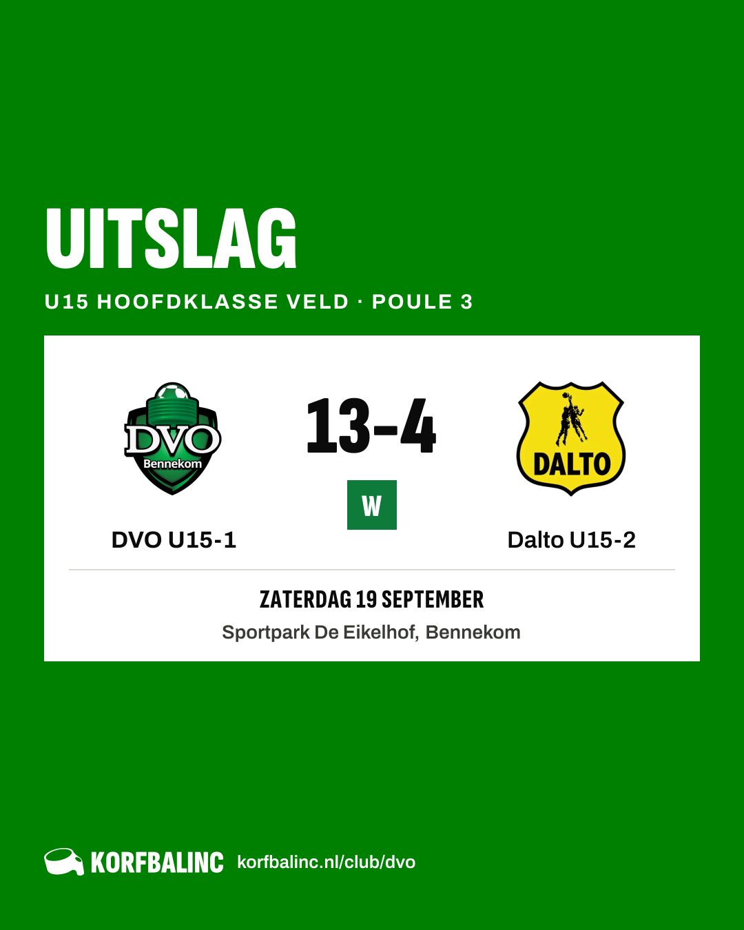 DVO U15-1 - Dalto U15-2