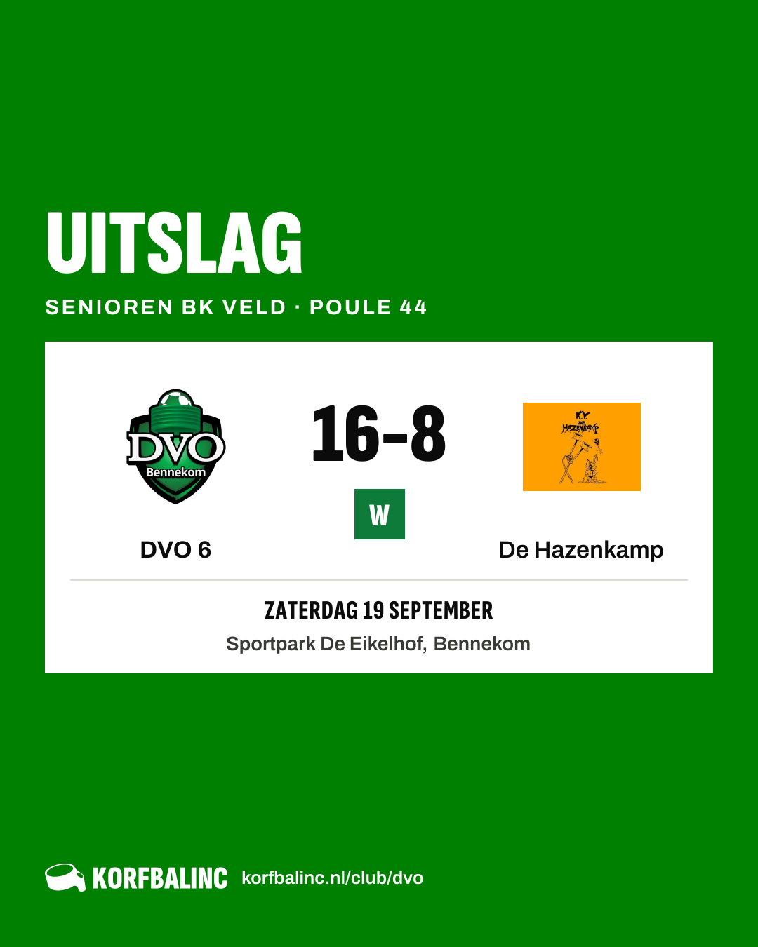 DVO 6 - De Hazenkamp