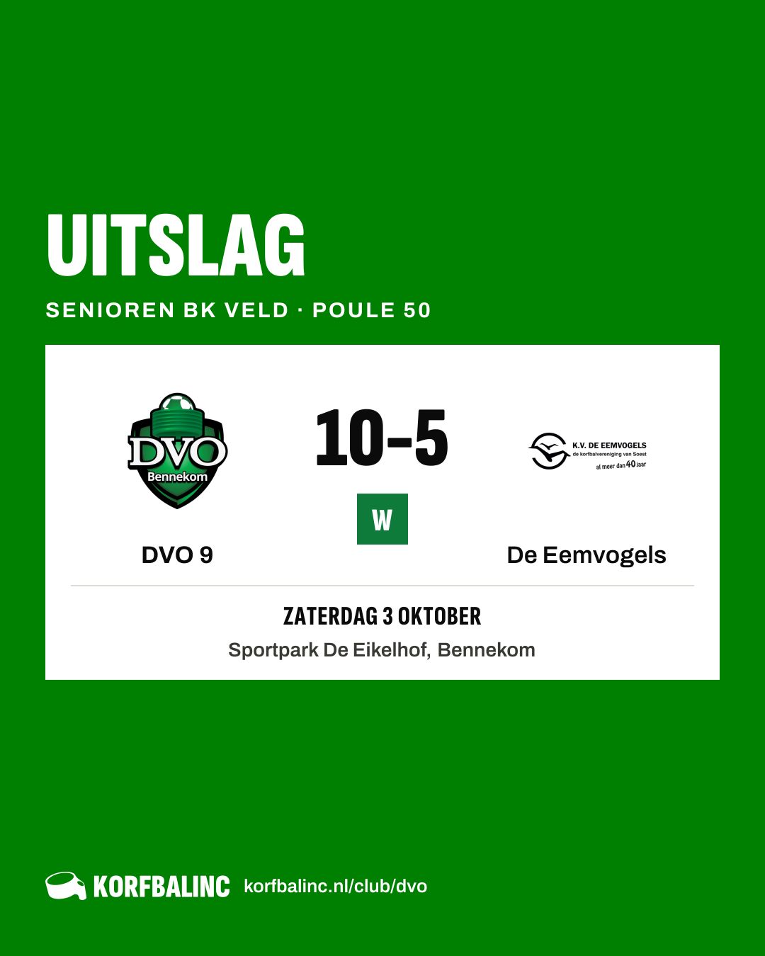 DVO 9 - De Eemvogels