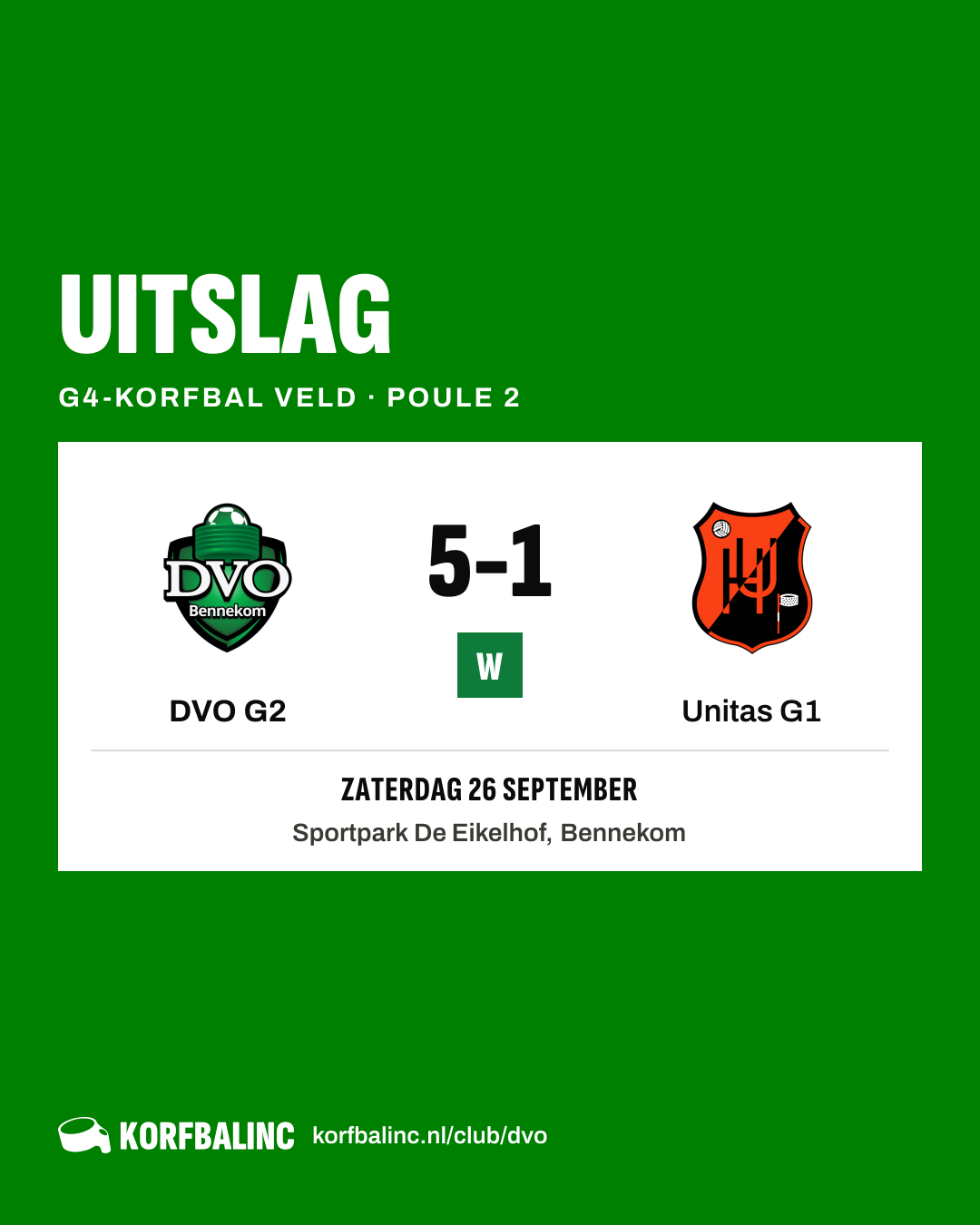 DVO G2 - Unitas G1