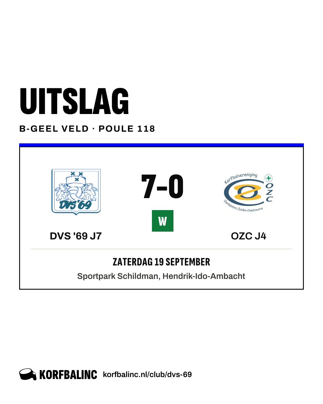 DVS '69 J7 - OZC J4