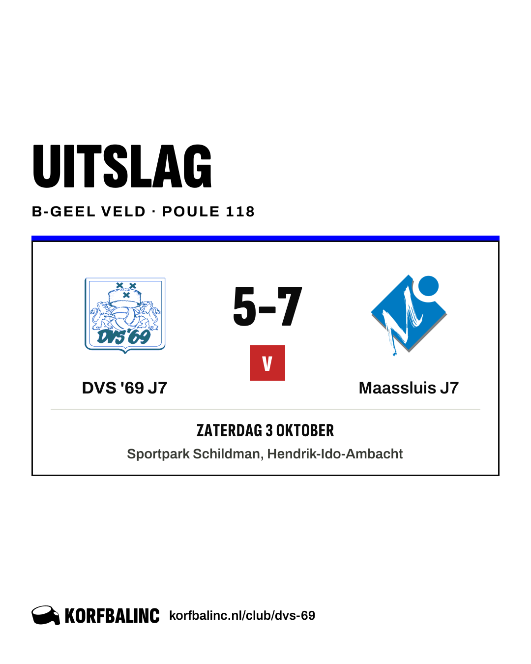 DVS '69 J7 - Maassluis J7