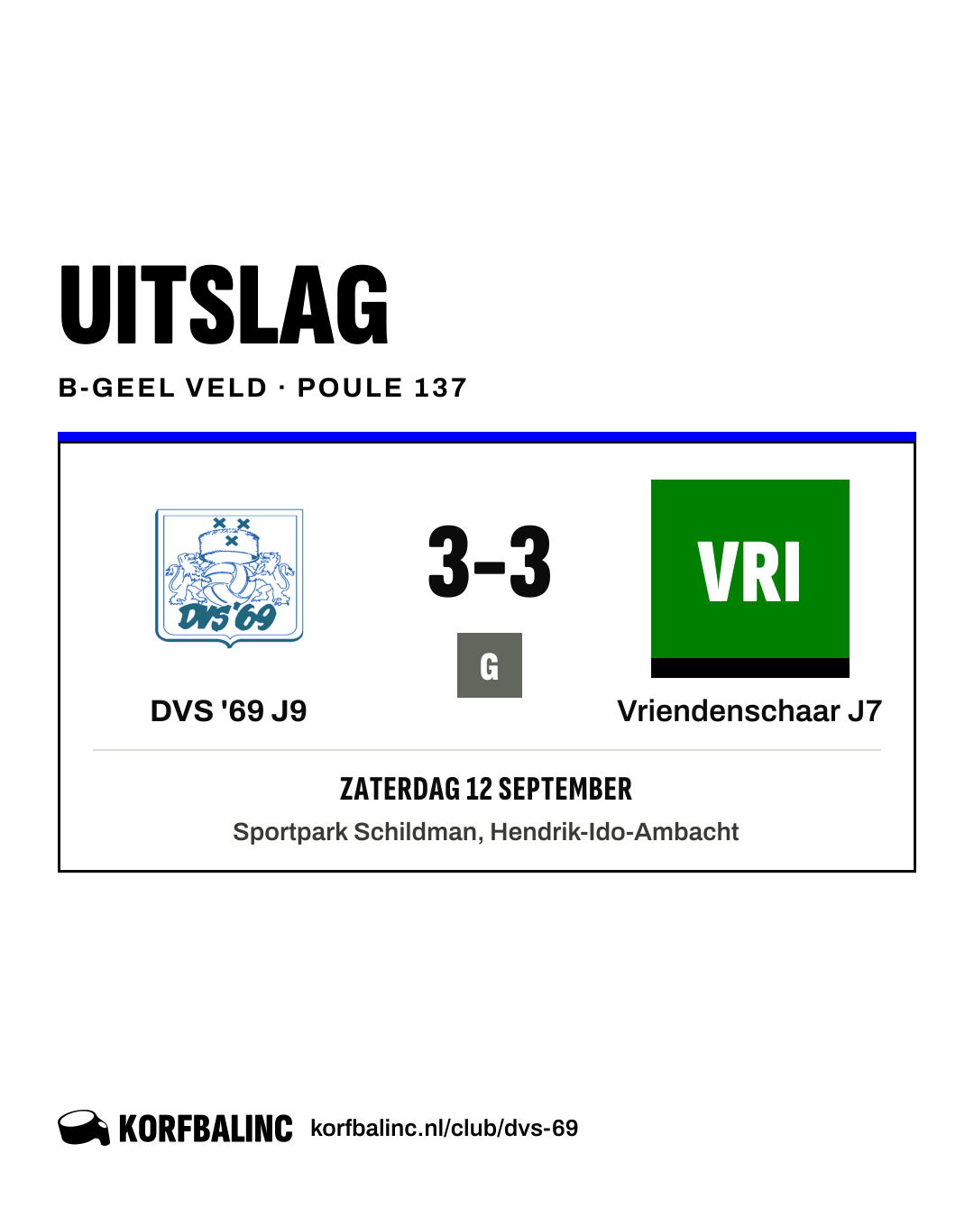 DVS '69 J9 - Vriendenschaar J7