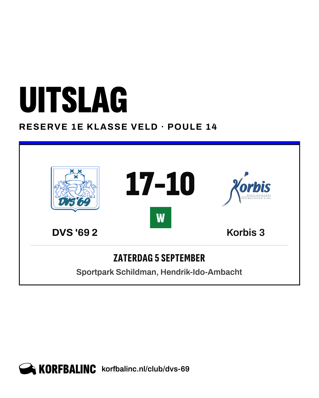 DVS '69 2 - Korbis 3