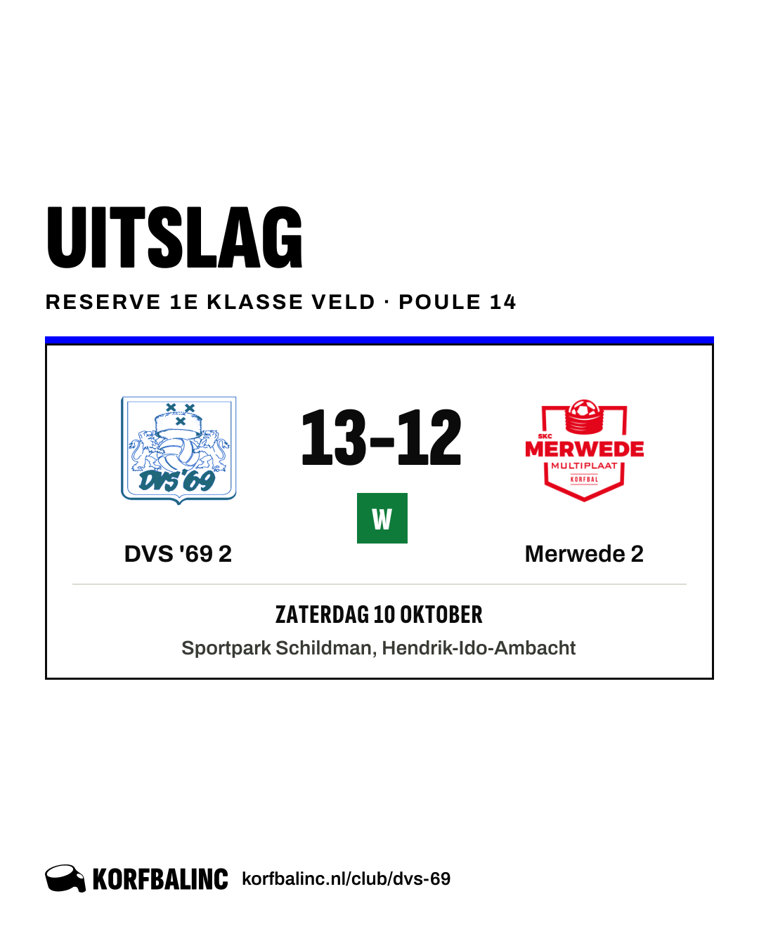 DVS '69 2 - Merwede 2