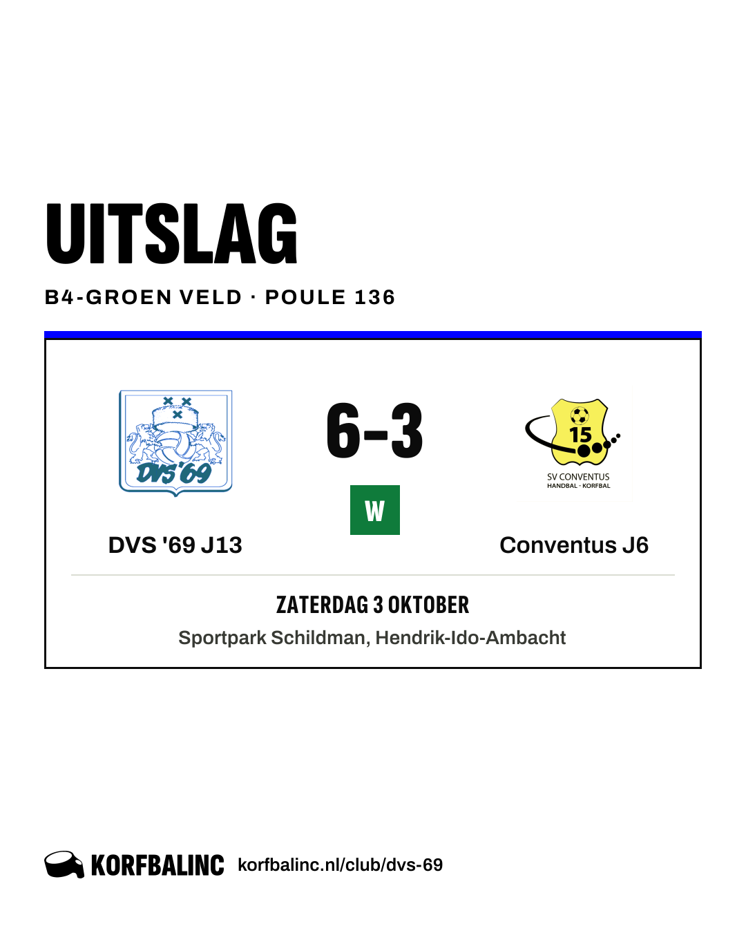 DVS '69 J13 - Conventus J6