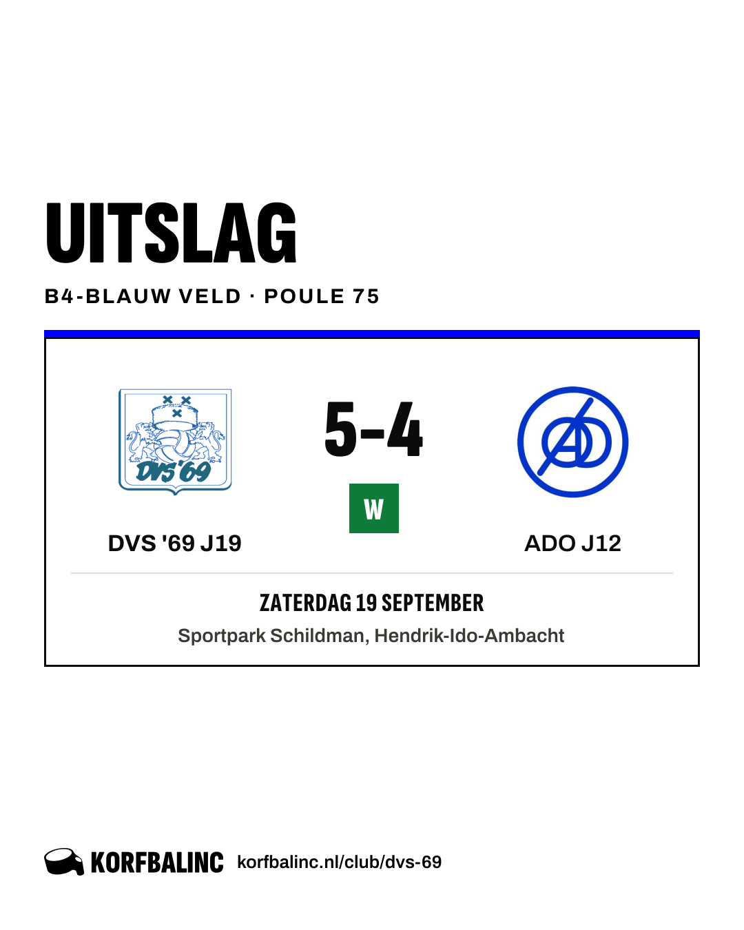 DVS '69 J19 - ADO J12