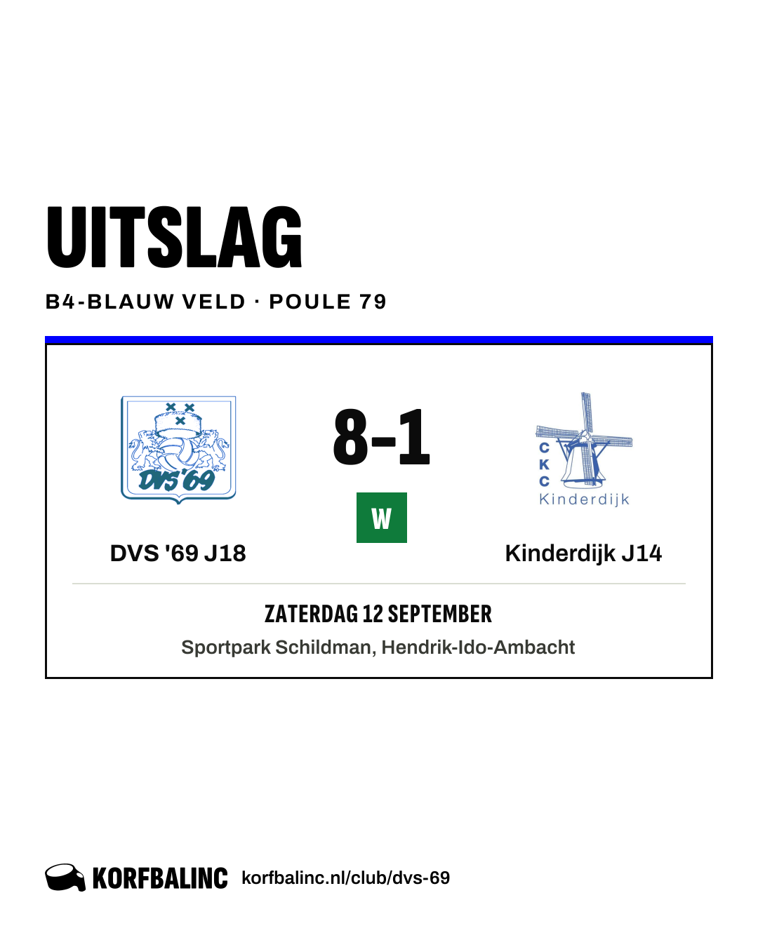 DVS '69 J18 - Kinderdijk J14