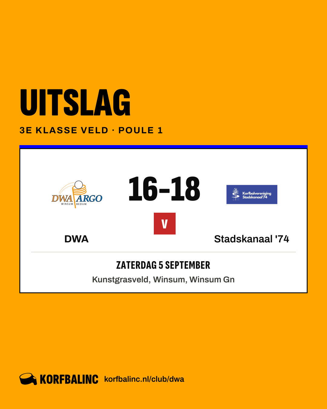 DWA - Stadskanaal '74