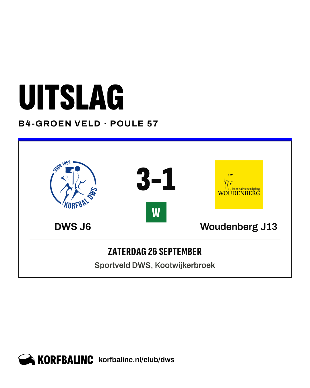 DWS J6 - Woudenberg J13