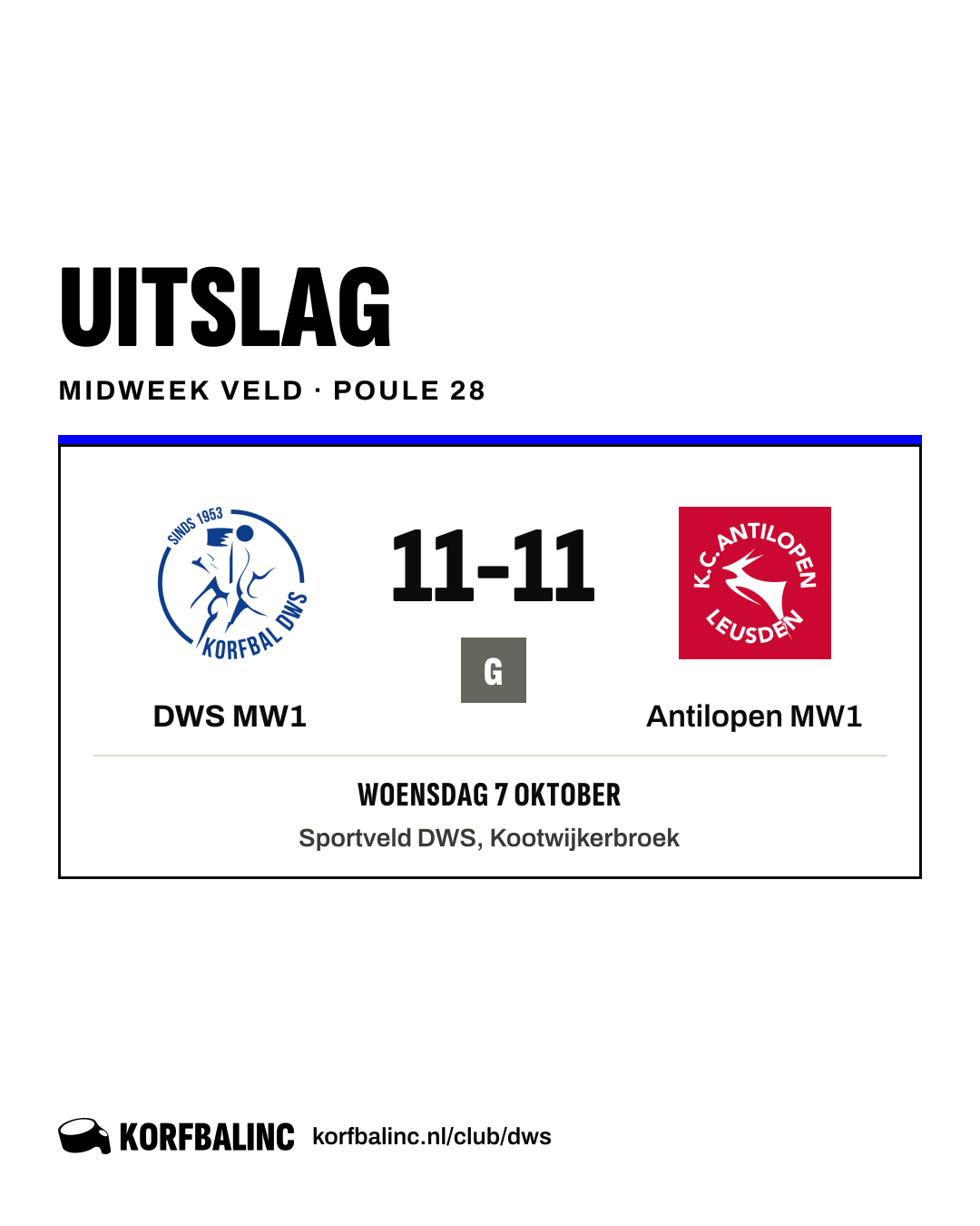 DWS MW1 - Antilopen MW1