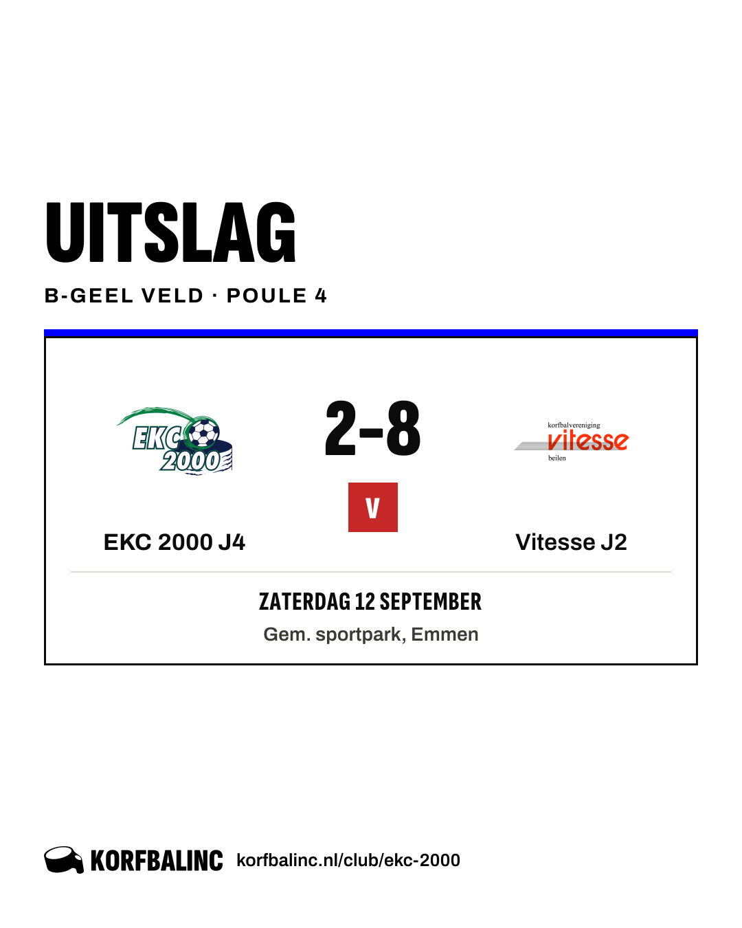 EKC 2000 J4 - Vitesse J2