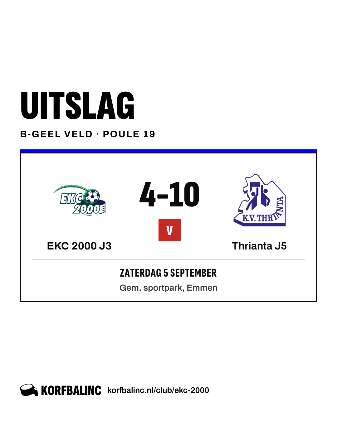 EKC 2000 J3 - Thrianta J5