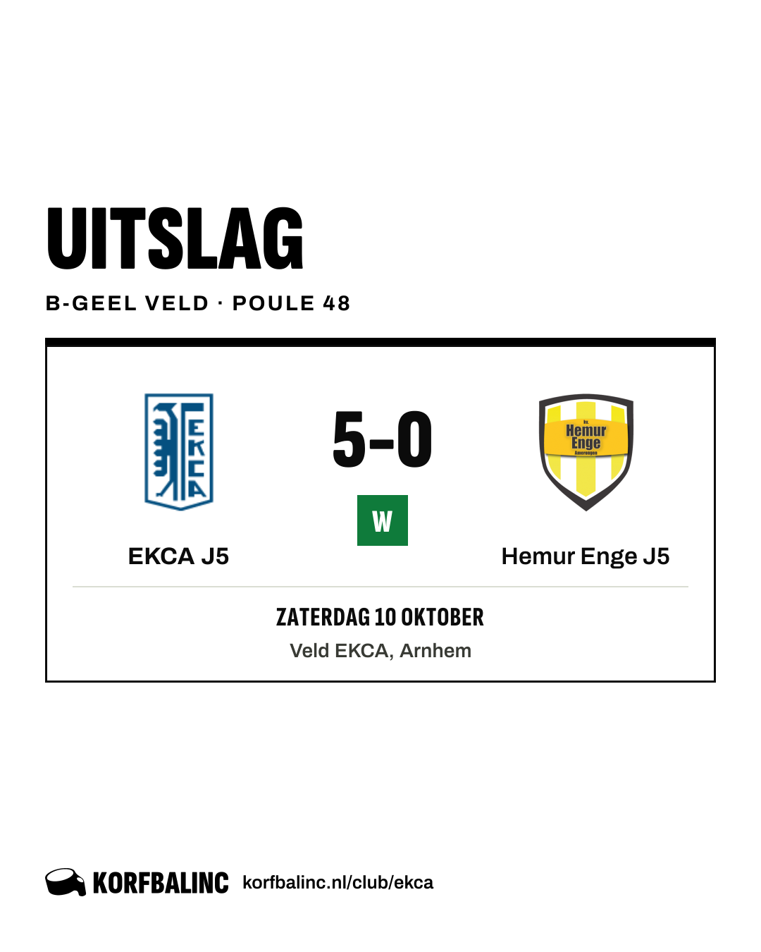 EKCA J5 - Hemur Enge J5