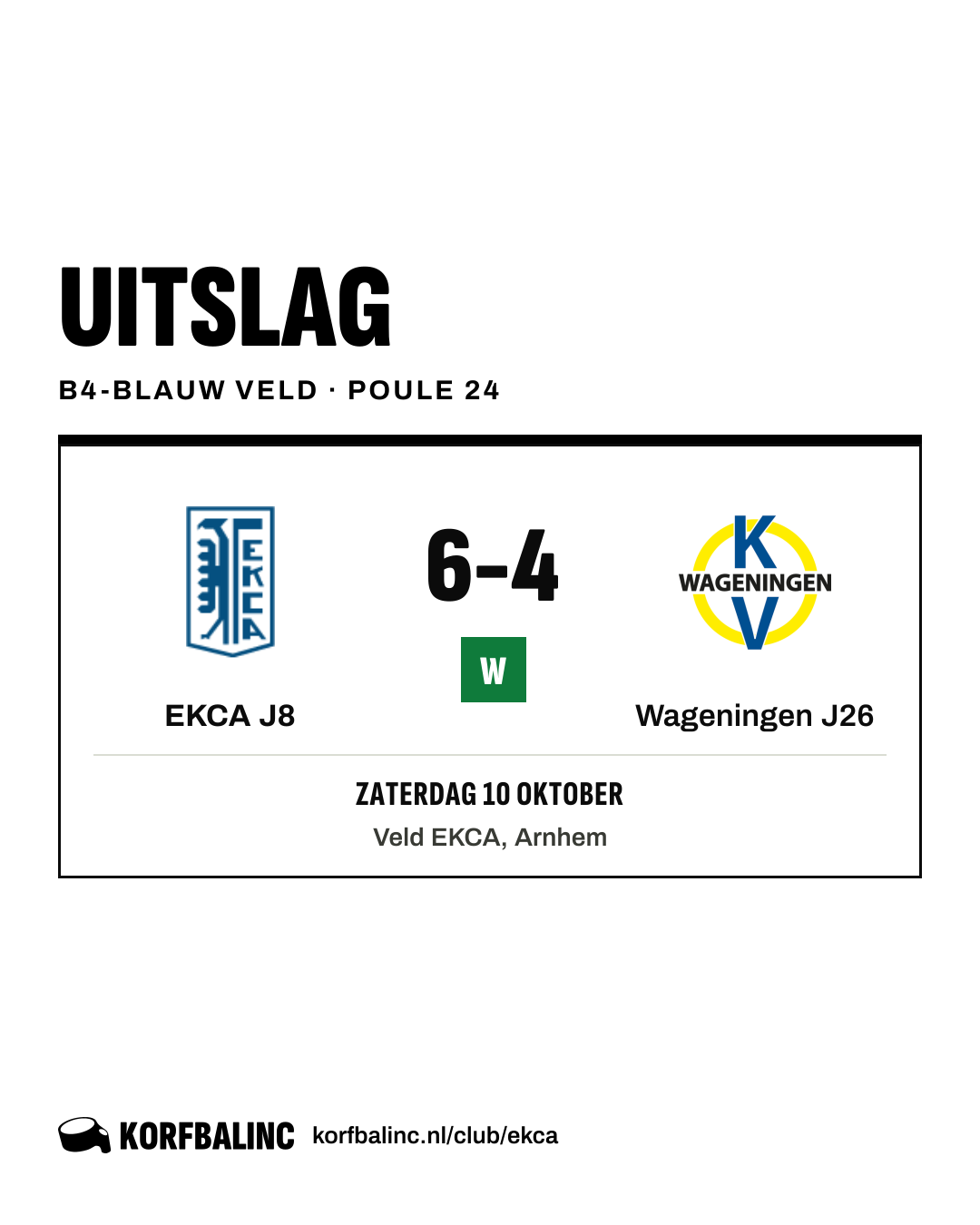 EKCA J8 - Wageningen J26