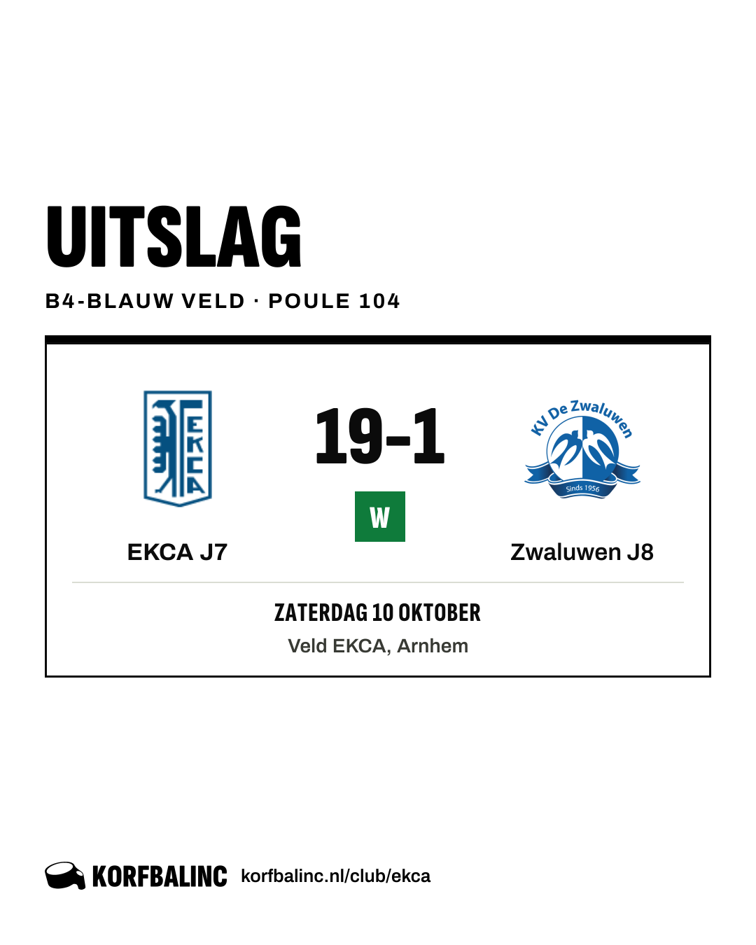 EKCA J7 - Zwaluwen J8