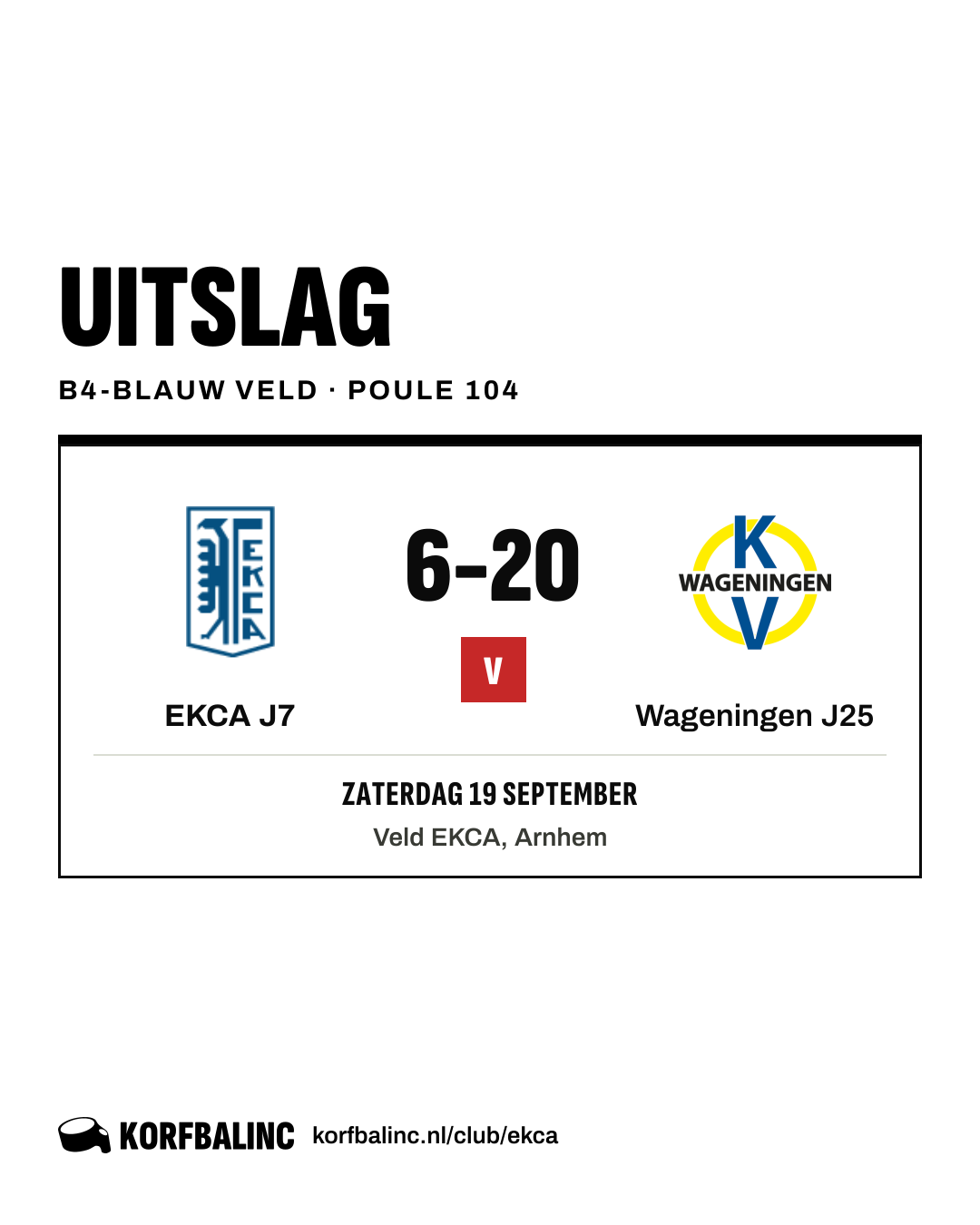 EKCA J7 - Wageningen J25